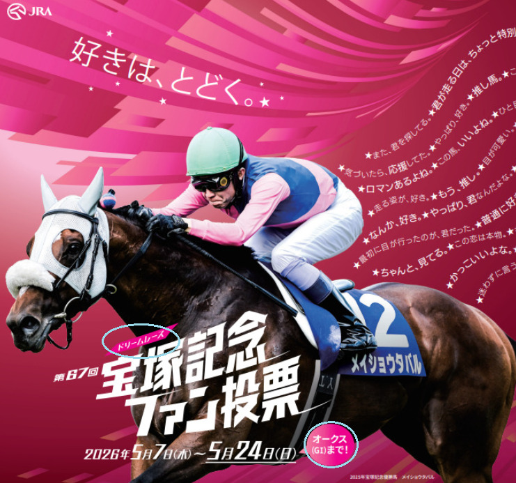 宝塚記念 サイン馬券予想 2026【裏競馬】想定オッズ・ポスターCM 過去
